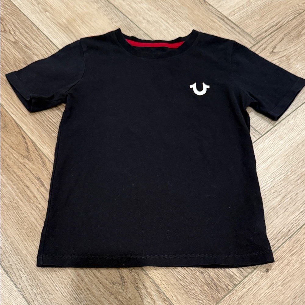 True Religion Kids Black Tee with Logo
